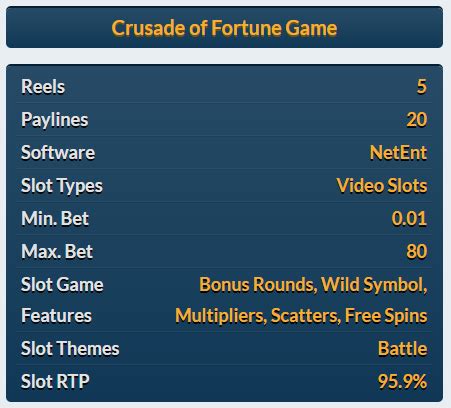 play crusade of fortune free